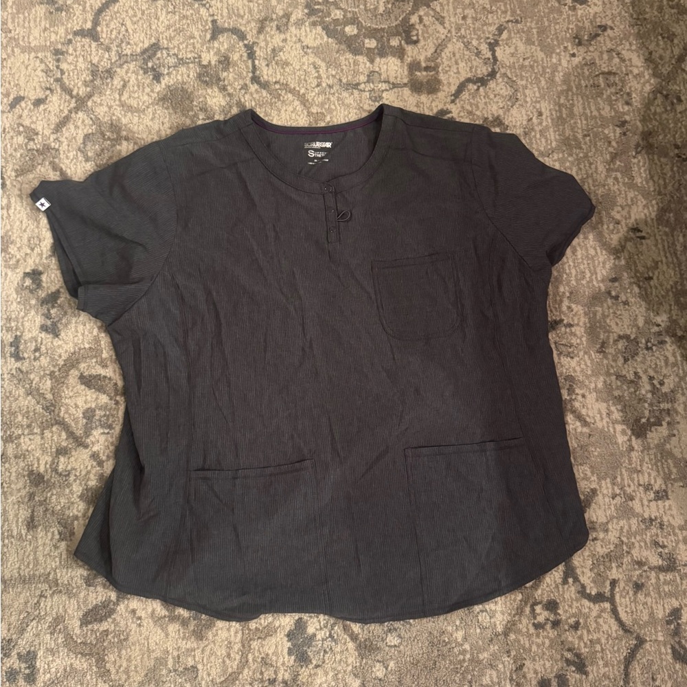 Scrubstar Black Scrub Top